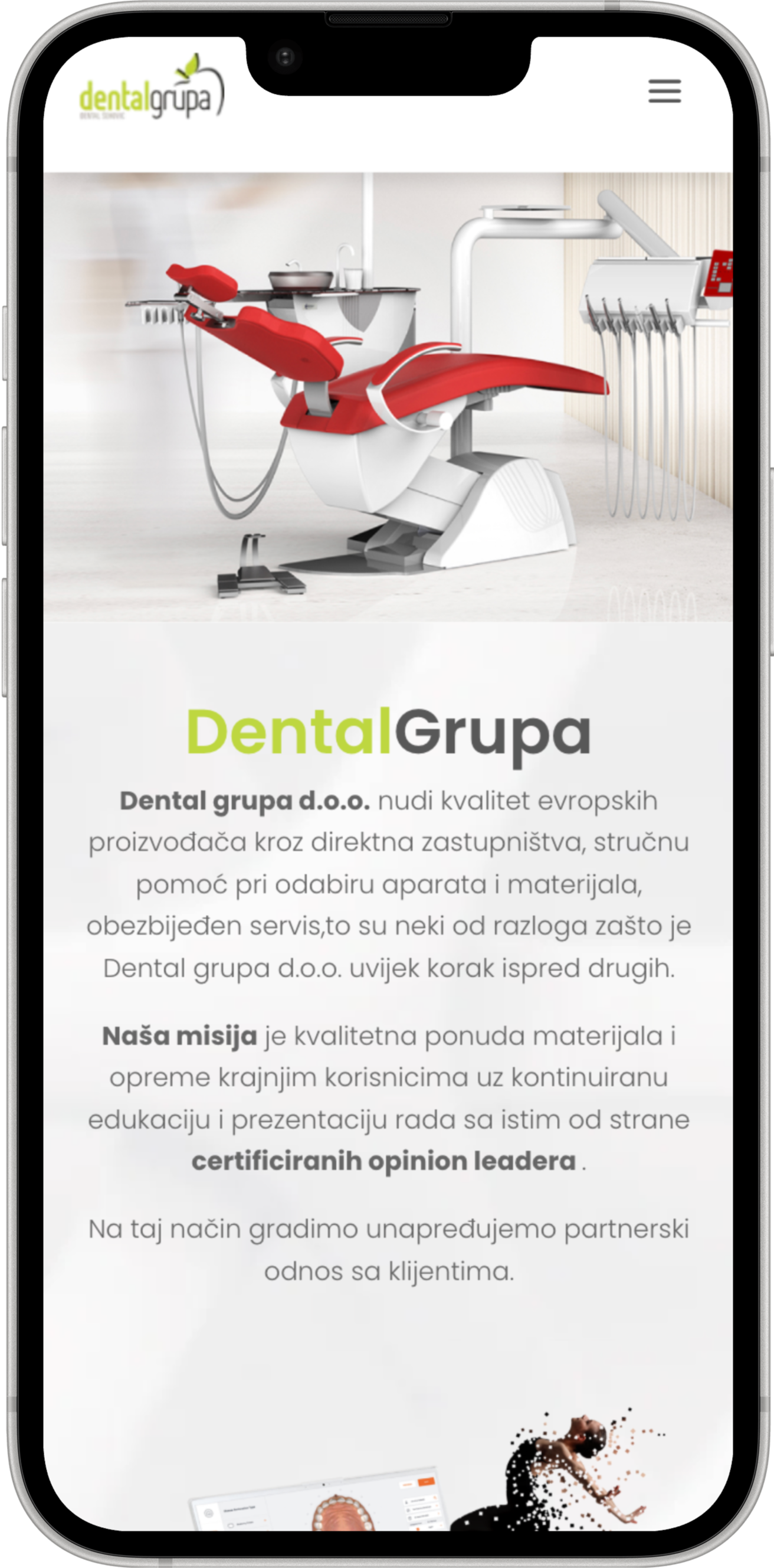 Izrađen web sajt za Dental Grupu BiH